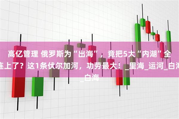 高亿管理 俄罗斯为“出海”，竟把5大“内湖”全连上了？这1条伏尔加河，功劳最大！_里海_运河_白海